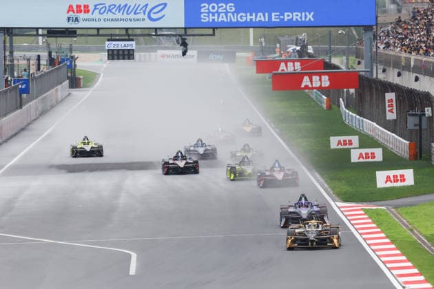 2026 FORMULA E SHANGHAI ePRIX 77 BARNARD Taylor (gbr), DS Penske, DS E-Tense FE25, action, during the Shanghai ePrix, 12th and 13th round of the 2025-26 ABB FIA Formula E World Championship, WM, Weltmeisterschaft on the Shanghai International Circuit from July 3 to 5, 2026 in Shanghai, China - ShanghaiChina  Copyright: xFREDERICxLExFLOCxHx