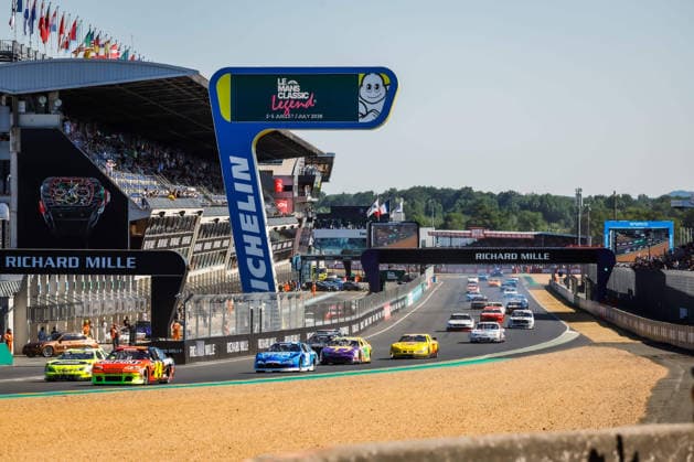 LE MANS CLASSIC SERIES 2026 - LE MANS CLASSIC LEGEND NASCAR, Motorsport, USA start, action during the 2026 Le Mans Classic Legend, 4th round of the Le Mans Classic Series 2026, from July 02 to 05 in Circuit des 24h, in Le Mans, France - Le MansFrance  Copyright: xGREGORYxLENORMANDx