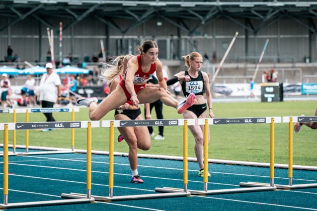 Schroeder Line (Hamburger SV, 625, 100m Huerden Frauen), GER, Leichtathletik, Athletics, Deutsche Meisterschaften U18 U23, Wattenscheid, 04.07.2026, GER, Leichtathletik, Athletics, Deutsche Meisterschaften U18 U23, Wattenscheid, 04.07.2026 Wattenscheid *** Schroeder Line Hamburger SV, 625, Women s 100m Hurdles, GER, Track and Field, Athletics, German U18 and U23 Championships, Wattenscheid, July 4, 2026, GER, Track and Field, Athletics, German U18 and U23 Championships, Wattenscheid, July 4, 2026, Wattenscheid Copyright: xStefanxMayerx EP_SMR