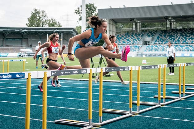 Schneider Rosina (TV Sulz, 1715, 100m Huerden Frauen), GER, Leichtathletik, Athletics, Deutsche Meisterschaften U18 U23, Wattenscheid, 04.07.2026, GER, Leichtathletik, Athletics, Deutsche Meisterschaften U18 U23, Wattenscheid, 04.07.2026 Wattenscheid *** Rosina Schneider, TV Sulz, 1715, Women s 100m Hurdles, GER, Track and Field, Athletics, German U18 and U23 Championships, Wattenscheid, July 4, 2026, GER, Track and Field, Athletics, German U18 and U23 Championships, Wattenscheid, July 4, 2026, Wattenscheid Copyright: xStefanxMayerx EP_SMR