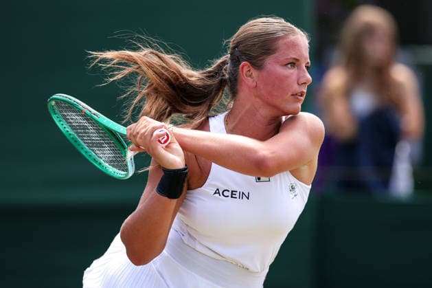 Ida Wobker (GER), Maedchen Einzel, Girls Singles Tennis - Wimbledon 2026 - Grand Slam ITF ATP, Tennis Herren WTA, Tennis Damen - AELTC - London - - Great Britain - 4 July 2026. *** Ida Wobker GER, Girls Singles, Girls Singles Tennis, Wimbledon 2026, Grand Slam, ITF, ATP, WTA, AELTC, London, Great Britain, July 4, 2026 Copyright: xJuergenxHasenkopfx
