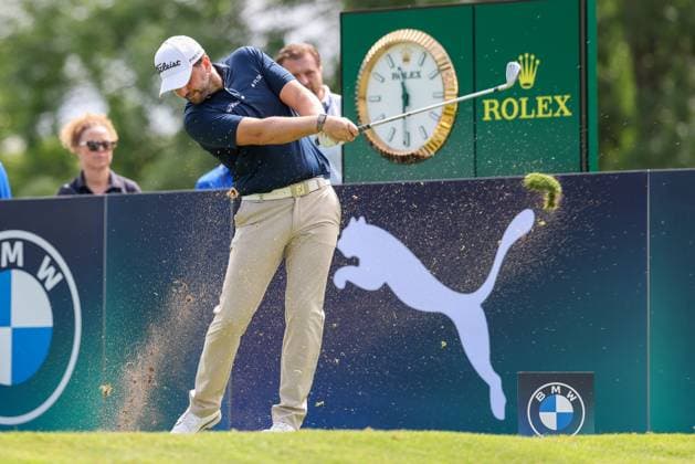 Nicolai von Dellingshausen (GER) am Abschlag,Tee 12, 37. BMW International Open 2026, Golf, DP World Tour, Herren, Finale, 05.07.2026 Eichenried Bayern Deutschland *** Nicolai von Dellingshausen (GER) teeing off at Tee 12, 37th BMW International Open 2026, Golf, DP World Tour, Men s, Final, July 5, 2026, Eichenried, Bavaria, Germany Copyright: xkolbert-press ChristianxKolbertx