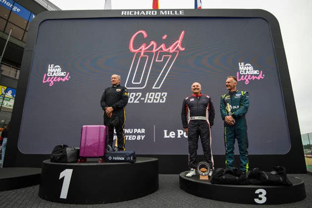 LE MANS CLASSIC SERIES 2026 - LE MANS CLASSIC LEGEND ABBELEN Klaus (Ger), Porsche 962 C 1991, Portrait and VERCOUTERE Ivan KELLENERS Ralf (Fra Ger), podium, portrait Porsche 962 C 1990, Action during the 2026 Le Mans Classic Legend, 4th round of the Le Mans Classic Series 2026, from July 02 to 05 in Circuit des 24h, in Le Mans, France - Le MansFrance  Copyright: xRAINIERxEHRHARDTx