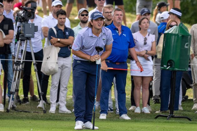 Oihan Guillamoundeguy (FRA). xettx, Deutschland, Muenchen, 05.07.2026, Golf, 37. BMW International Open, 2026, Round 4, DP World Tour, Golfclub Muenchen Eichenried *** Oihan Guillamoundeguy FRA xettx, Germany, Munich, July 5, 2026, Golf, 37th BMW International Open, 2026, Round 4, DP World Tour, Munich Eichenried Golf Club