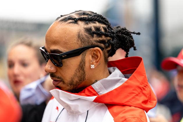 July 5, 2026, Silverstone, Northamptonshire, United Kingdom: LEWIS HAMILTON (44, Scuderia Ferrari HP, GBR, British F1 Driver, SF-26) in the paddock on race day (Sunday) at the Formula 1 Pirelli British Grand Prix 2026 at Silverstone Circuit Silverstone United Kingdom - ZUMAr193 20260705_zsp_r193_044 Copyright: xSaraxRuffonix
