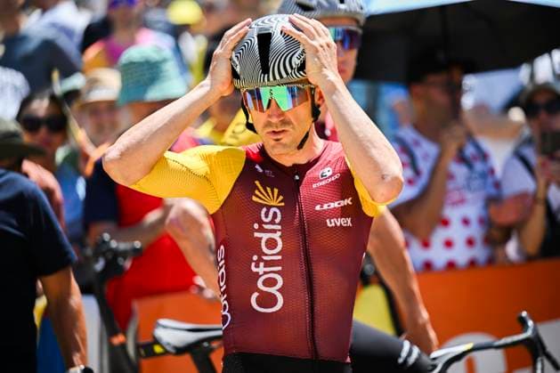 Tour de France 2026 Stage 2 BARCELONA, SPAIN - JULY 05 : Izagirre Ion (ESP) of Cofidis before the start of the race during stage 2 of the 113rd edition of Tour de France an UCI World Tour 2.UWT cycling road race stage for Men Elite of 182 km with start in Tarragona and finish in Barcelona on July 5, 2026 in Barcelona, Spain, 05 07 2026 ( Motordriver Kurt Vandenborre - Barcelona Spain  Copyright: xSzymonxGruchalskix
