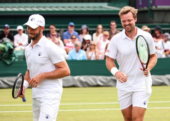 Kevin Krawietz, Tim Puetz (GER), Herren Doppel, Men s Doubles Tennis - Wimbledon 2026 - Grand Slam ITF ATP, Tennis Herren WTA, Tennis Damen - AELTC - London - - Great Britain - 5 July 2026. *** Kevin Krawietz, Tim Puetz (GER), Men s Doubles, Wimbledon 2026 Grand Slam, ITF, ATP, WTA, AELTC, London, Great Britain, July 5, 2026 Copyright: xJuergenxHasenkopfx