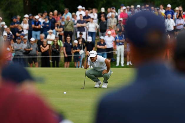 BMW International Open golf tournament Hennie du Plessis of South Africa during the final round of the BMW International Open golf tournament in Munich, Germany, 05 July 2026. MUNICH Germany  Copyright: xANNAxSZILAGYIx