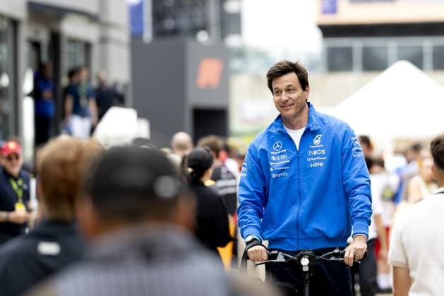 SILVERSTONE - Toto Wolff (Mercedes team principal) at the Silverstone circuit for the British Grand Prix. SANDER KONING ANP xVIxANPxSportx xxANPxIVx 562857169 originalFilename: 562857169.jpg