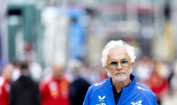 SILVERSTONE - Flavio Briatore (Alpine) at the Silverstone circuit for the British Grand Prix. SANDER KONING ANP xVIxANPxSportx xxANPxIVx 562857178 originalFilename: 562857178.jpg