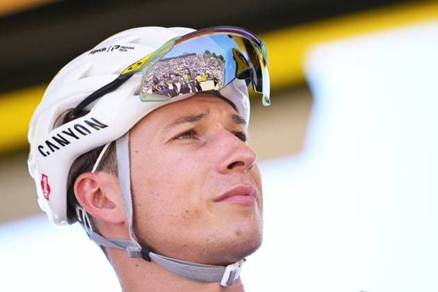 Belgian Jasper Philipsen of Alpecin-Premier Tech pictured at the start of the second stage of the 2026 Tour de France cycling race, a stage of 182km from Tarragona to Barcelona, Sunday 05 July 2026. The 113th edition of the Tour de France starts on Saturday 4 July in Barcelona, Spain, and will finish in Paris, France on the 26th of July. DAVIDxPINTENS  x180423461x