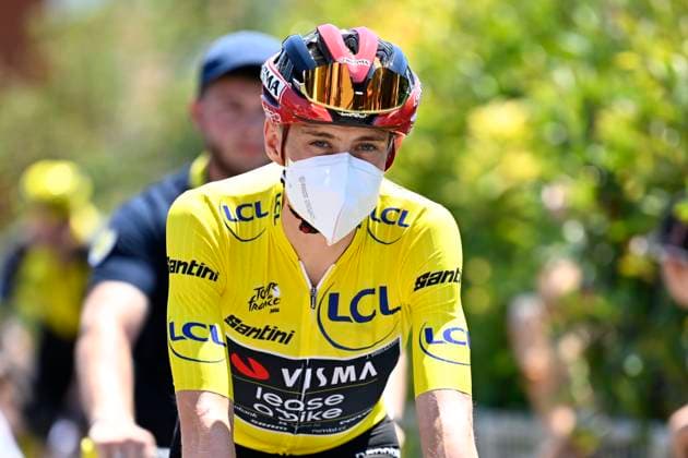 Tour de France 2026 Stage 2 BARCELONA, SPAIN - JULY 05 : Vingegaard Jonas (DEN) of Team Visma Lease a Bike before the start of the race during stage 2 of the 113rd edition of Tour de France an UCI World Tour 2.UWT cycling road race stage for Men Elite of 182 km with start in Tarragona and finish in Barcelona on July 5, 2026 in Barcelona, Spain, 05 07 2026 Barcelona Spain  Copyright: xTomasxSiskx