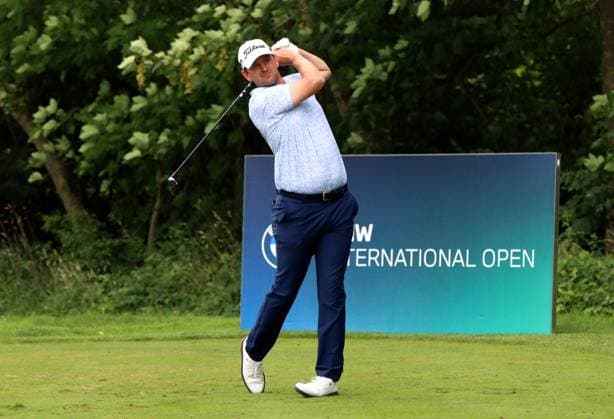EICHENRIED, GERMANY - JULY 05: WIESBERGER, Bernd (AUT) with Driver at the Final Round of the BMW International Open, Eichenried, Germany, DP World Tour, Final Round on July 5, 2026 in Eichenried, Germany, BMW International Open, Eichenried, Germany, 05.07.2026 Bavaria Germany Copyright: xPhotographer:xNilsxKoepkex