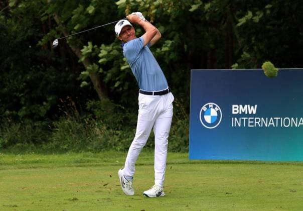 EICHENRIED, GERMANY - JULY 05: ORTIZ, Carlos (MEX) with Driver at the Final Round of the BMW International Open, Eichenried, Germany, DP World Tour, Final Round on July 5, 2026 in Eichenried, Germany, BMW International Open, Eichenried, Germany, 05.07.2026 Bavaria Germany Copyright: xPhotographer:xNilsxKoepkex