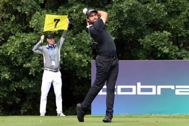 EICHENRIED, GERMANY - JULY 05: With Driver ROSENMUELLER, Thomas (GER) at the Final Round of the BMW International Open, Eichenried, Germany, DP World Tour, Final Round on July 5, 2026 in Eichenried, Germany, BMW International Open, Eichenried, Germany, 05.07.2026 Bavaria Germany Copyright: xPhotographer:xNilsxKoepkex