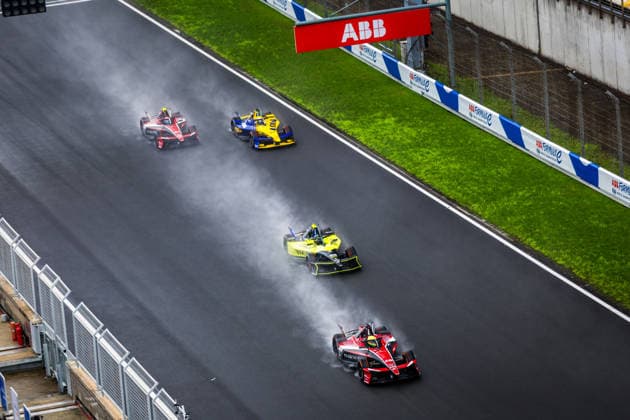 2026 FORMULA E SHANGHAI ePRIX 48 MORTARA Edoardo (swi), Mahindra Racing, Mahindra M12Electro, action during the Shanghai ePrix, 12th and 13th round of the 2025-26 ABB FIA Formula E World Championship, WM, Weltmeisterschaft on the Shanghai International Circuit from July 3 to 5, 2026 in Shanghai, China - ShanghaiChina  Copyright: xBastienxRouxx