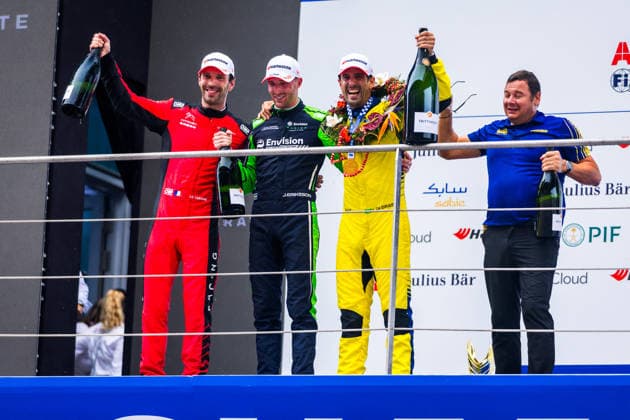 2026 FORMULA E SHANGHAI ePRIX DI GRASSI Lucas (bra), Lola Yamaha ABT Formula E Team, Lola T002, VERGNE Jean-Eric (fra), CitroÃ«n Racing Formula E Team, CitroÃ«n, ERIKSSON Joel (swe), Envision Racing, Jaguar I-Type 7, portrait during the Shanghai ePrix, 12th and 13th round of the 2025-26 ABB FIA Formula E World Championship, WM, Weltmeisterschaft on the Shanghai International Circuit from July 3 to 5, 2026 in Shanghai, China - ShanghaiChina  Copyright: xBastienxRouxx