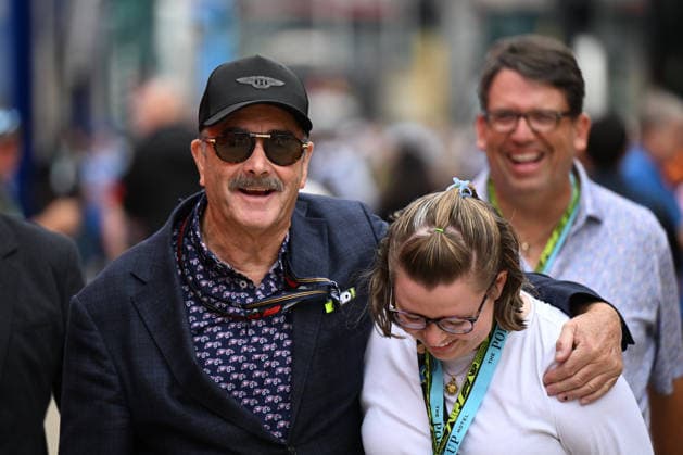RECORD DATE NOT STATED 5th July 2026; Silverstone Circuit, Northamptonshire, England; FIA Formula 1 2026 British F1 Grand Prix; Race Day; Nigel Mansell in the paddock SimonxWest