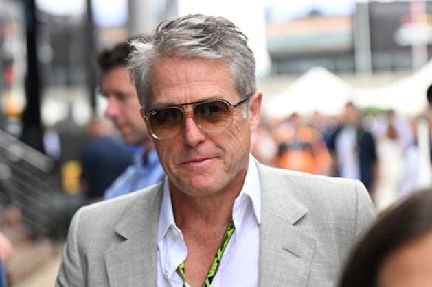 RECORD DATE NOT STATED 5th July 2026; Silverstone Circuit, Northamptonshire, England; FIA Formula 1 2026 British F1 Grand Prix; Race Day; Hugh Grant in the paddock SimonxWest