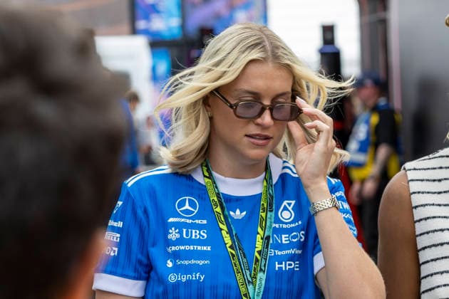 RECORD DATE NOT STATED 5th July 2026; Silverstone Circuit, Northamptonshire, England; FIA Formula 1 2026 British F1 Grand Prix; Race Day; Arsenal and England Womens footballer Alessia Russo in the F1 paddock TimxWilliams