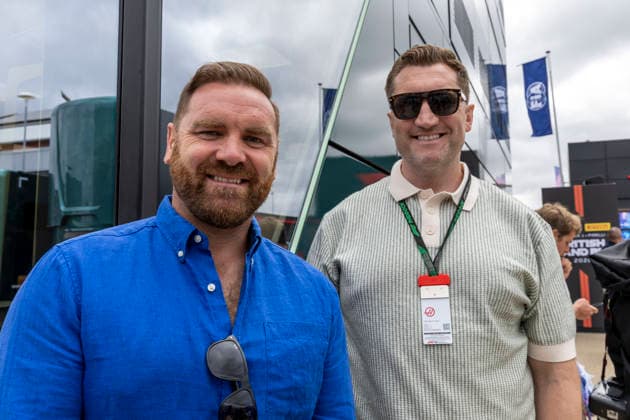 RECORD DATE NOT STATED 5th July 2026; Silverstone Circuit, Northamptonshire, England; FIA Formula 1 2026 British F1 Grand Prix; Race Day; Ex-England Rugby player Andy Goode in the F1 paddock TimxWilliams