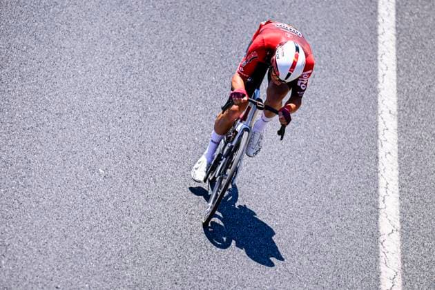 Tour de France 2026 Stage 2 BARCELONA, SPAIN - JULY 05 : Rider of Team Lotto Intermarche in action during stage 2 of the 113rd edition of Tour de France an UCI World Tour 2.UWT cycling road race stage for Men Elite of 182 km with start in Tarragona and finish in Barcelona on July 5, 2026 in Barcelona, Spain, 05 07 2026 ( Motordriver Kurt Vandenborre - Barcelona Spain  Copyright: xTomasxSiskx