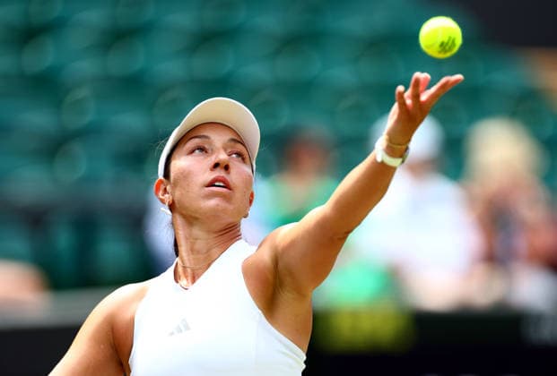 Jessica Pegula during her fourth round match Wimbledon Tennis Championships, Day 7, The All England Lawn Tennis and Croquet Club, London, UK - 05 Jul 2026London The All England Lawn Tennis and United Kingdom  Copyright: xJamesxMarsh Shutterstockx 16976811m