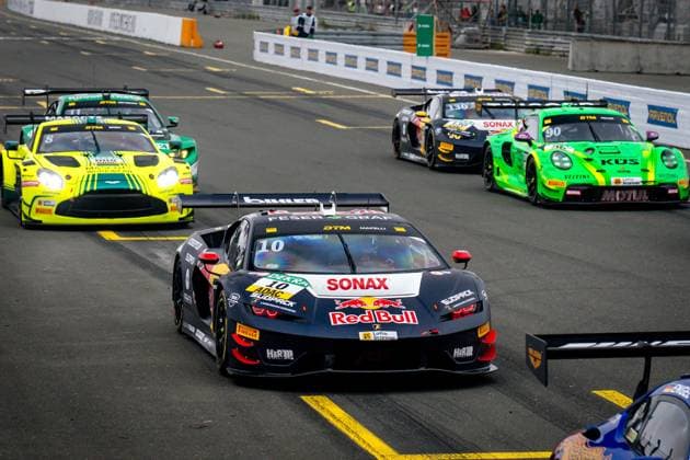 DTM, 7. + 8. Rennen Norisring 2026 10 Lamborghini Temerario GT3, ABT Sportsline: Marco Mapelli - picture by Gruppe C Photography Nürnberg Norisring Bayern Germany Copyright: xGruppexCxPhotographyx