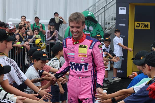 Nürnberg, Deutschland 03. - 05. Juli 2026: DTM - 2026 - Norisring - Sonntag Rennen 2 Im Bild: Matteo Cairoli (ITA 14) im Portrait bei der Fahrerpräsentation Norisring Bayern *** Nuremberg, Germany, July 3–5, 2026, DTM 2026 Norisring, Sunday, Race 2. Pictured: Matteo Cairoli (ITA, 14) in a close-up shot during the drivers presentation at the Norisring in Bavaria. Copyright: xFotostandx xFabianxWernerx
