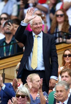 David Gower in the Royal Box on Centre Court Wimbledon Tennis Championships, Day 7, The All England Lawn Tennis and Croquet Club, London, UK - 05 Jul 2026London The All England Lawn Tennis and United Kingdom  Copyright: xKieranxMcManus Shutterstockx 16976813l
