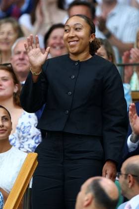 Lauren James in the Royal Box on Centre Court Wimbledon Tennis Championships, Day 7, The All England Lawn Tennis and Croquet Club, London, UK - 05 Jul 2026London The All England Lawn Tennis and United Kingdom  Copyright: xKieranxMcManus Shutterstockx 16976813p