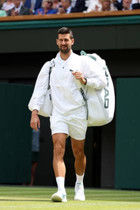 Novak Djokovic ahead of his fourth round match Wimbledon Tennis Championships, Day 7, The All England Lawn Tennis and Croquet Club, London, UK - 05 Jul 2026London The All England Lawn Tennis and United Kingdom  Copyright: xKieranxMcManus Shutterstockx 16976813t