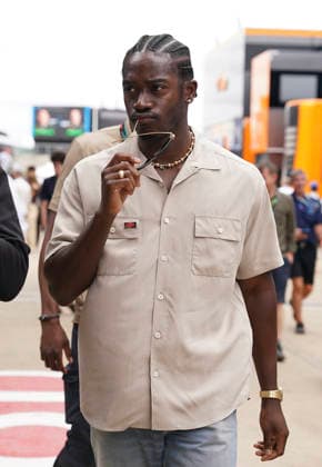 FORMULA ONE BRITISH GRAND PRIX 2026 Damson Idris (Actor) arriving for race day during the Formula 1 Pirelli British Grand Prix 2026, 9th round of the 2026 Formula 1 World Championship, WM, Weltmeisterschaft from 3rd - 5th July, 2026 at the Silverstone Circuit, Silverstone, England. Credit: Robbie Hoad Every Second Media Editorial use only. All images are copyright Every Second Media Limited. No images may be reproduced without prior permission. Copyright: xIMAGO EveryxSecondxMediax ESM-2060-0684 RobbiexHoadx xEveryxSecondxMediax