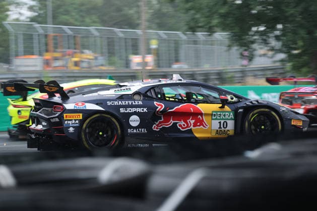 Marco Mapelli (I Red Bull Team Abt, 10), Lamborghini Temerario GT3, DTM (German Touring Car Championship) - Round 4 - Race 2, Norisring on 05.07.2026. Bayern Deutschland Copyright: xO.Frankex