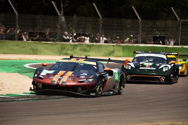 IPA86403393 - Richard Mille AF Corse, Custodio Toledo (USA), Lilou Wadoux (FRA), Riccardo Agostini (ITA) — ELMS 4 Hours of Imola 2026. Enzo and Dino Ferrari Circuit in Imola, Italy, on July 5, 2026.  Copyright: xRiccardoxSpadettoxDexPaulis IPAxSportx xx 86403393