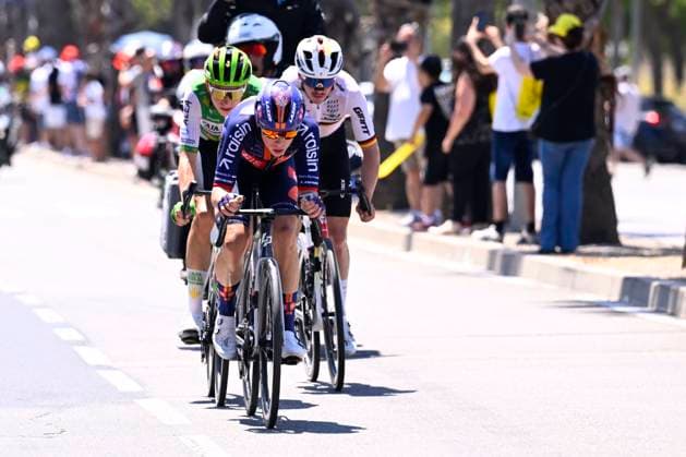 Tour de France 2026 Stage 2 BARCELONA, SPAIN - JULY 05 : Van Den Broek Frank (NED) of Team Picnic PostNL leading the escape pack during stage 2 of the 113rd edition of Tour de France an UCI World Tour 2.UWT cycling road race stage for Men Elite of 182 km with start in Tarragona and finish in Barcelona on July 5, 2026 in Barcelona, Spain, 05 07 2026 ( Motordriver Kurt Vandenborre - Barcelona Spain  Copyright: xTomasxSiskx