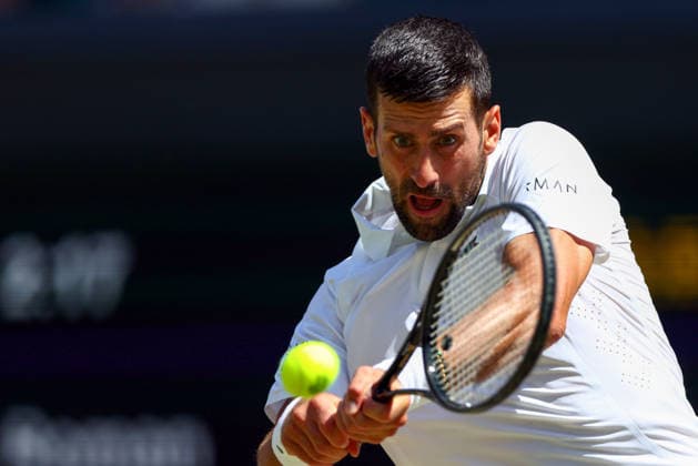 Novak Djokovic during his fourth round match Wimbledon Tennis Championships, Day 7, The All England Lawn Tennis and Croquet Club, London, UK - 05 Jul 2026London The All England Lawn Tennis and United Kingdom  Copyright: xKieranxMcManus Shutterstockx 16976813bj