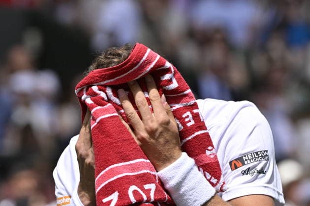 Tennis - Wimbledon 2026 - ITF - The Championships - 04 06 2026 - Tennis - Wimbledon 2026 - ITF - The Championships - 05 06 2026 - Safiullin Roman - Russe London  Copyright: xChryslenexCaillaud Psnewzx