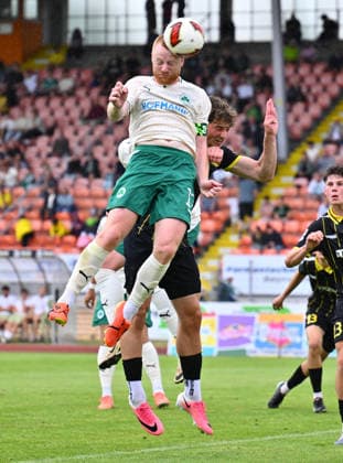 05.07.2026 - Fussball - Saison 2026 2027 - Testspiel Freundschaftsspiel - SpVgg Bayreuth - SpVgg Greuther Fürth ( Kleeblatt ) - - Sportfoto Zink - xwoxzix - regulations prohibit any use of photographs as image sequences and or quasi-video - only for editorial use - Paul Will (13, SpVgg Greuther Fürth ) Felix Schäffner (4, SpVgg Bayreuth ) *** July 5, 2026 Soccer Season 2026–2027 Exhibition Match Friendly Match SpVgg Bayreuth SpVgg Greuther Fürth Kleeblatt Sports Photo Zink xwoxzix Regulations prohibit any use of photographs as image sequences and or quasi-video; for editorial use only Paul Will 13, SpVgg Greuther Fürth Felix Schäffner 4, SpVgg Bayreuth