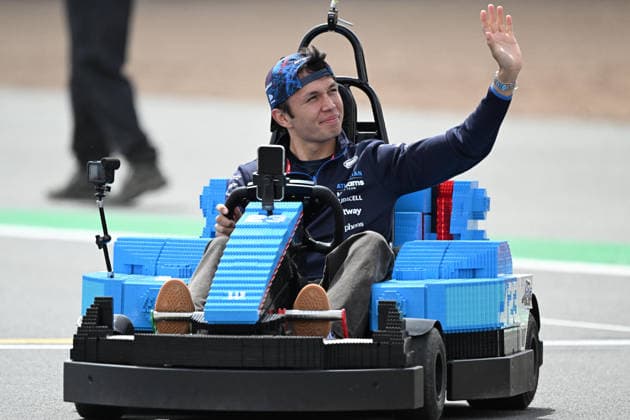 RECORD DATE NOT STATED 5th July 2026; Silverstone Circuit, Northamptonshire, England; FIA Formula 1 2026 British F1 Grand Prix; Race Day; Alexander Albon of Williams during the lego car race SimonxWest