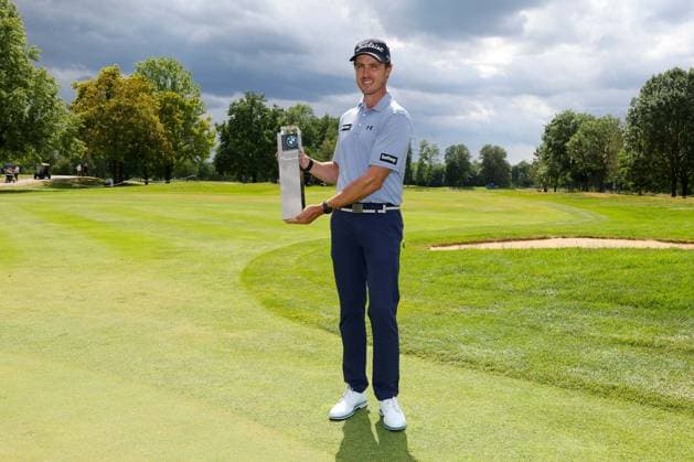 Winner der 37. BMW International Open, Michael Hollick (RSA), 37. BMW International Open 2026, Golf, DP World Tour, Herren, Finale, 05.07.2026 Eichenried Bayern Deutschland *** Winner of the 37th BMW International Open, Michael Hollick (RSA), 37th BMW International Open 2026, Golf, DP World Tour, Men s, Final, July 5, 2026, Eichenried, Bavaria, Germany Copyright: xkolbert-press ChristianxKolbertx