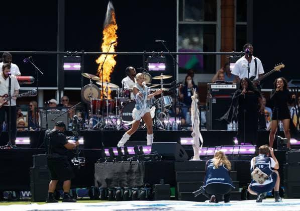 Rita Ora performs before the game Australia v England, Cricket, ICC T20 Womens World Cup Final, Lord s Cricket Ground, London, UK - 05 Jul 2026London Lord s Cricket Ground United Kingdom  Copyright: xMattxImpey Shutterstockx 16978235c