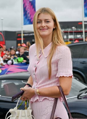 Formula 1, Silverstone, UK, 05 July, 2026. 05 July 2026. Alicia Torriani, girlfriend of Oliver Bearman, Haas F1 Team, arrives at the Formula 1 Pirelli British Grand Prix at Silverstone, Northamptonshire, UK., Credit:Lee Floyd Lee Floyd - B3214 Avalon UK, Northamptonshire, London, Silverstone  Copyright: xLeexFloydx xLeexFloydx-xB3214x xAvalonx 1114584664
