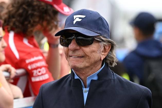Formula 1 British Grand Prix SILVERSTONE, UNITED KINGDOM - JULY 5: Brazilian former racing driver Emerson Fittipaldi arrives at the circuit ahead of the British Grand Prix, ninth round of the 2026 Formula 1 World Championship, WM, Weltmeisterschaft at Silverstone Circuit in Northamptonshire, United Kingdom, on July 5, 2026. Rasid Necati Aslim Anadolu Northamptonshire United Kingdom. Editorial use only. Please get in touch for any other usage.  Copyright: x2026xAnadoluxRasidxNecatixAslimx