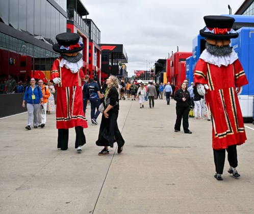 Formula 1, Silverstone, UK, 05 July, 2026. 05 July 2026. arrives at the Formula 1 Pirelli British Grand Prix at Silverstone, Northamptonshire, UK., Credit:Lee Floyd Lee Floyd - B3214 Avalon UK, Northamptonshire, London, Silverstone  Copyright: xLeexFloydx xLeexFloydx-xB3214x xAvalonx 1114584768