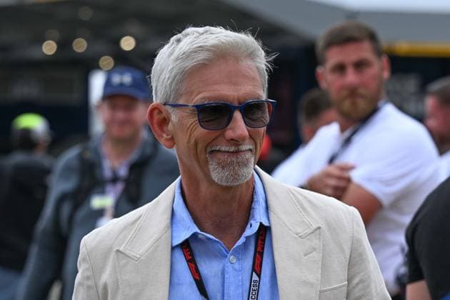 Formula 1 British Grand Prix SILVERSTONE, UNITED KINGDOM - JULY 5: British former Formula 1 racing driver Damon Hill arrives at the circuit ahead of the British Grand Prix, ninth round of the 2026 Formula 1 World Championship, WM, Weltmeisterschaft at Silverstone Circuit in Northamptonshire, United Kingdom, on July 5, 2026. Rasid Necati Aslim Anadolu Northamptonshire United Kingdom. Editorial use only. Please get in touch for any other usage.  Copyright: x2026xAnadoluxRasidxNecatixAslimx