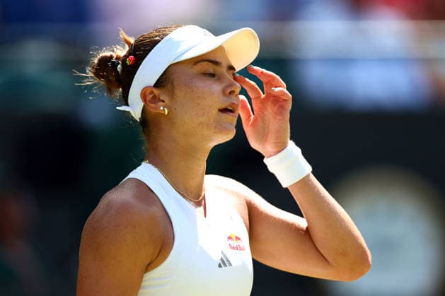 Iva Jovic during her fourth round match Wimbledon Tennis Championships, Day 7, The All England Lawn Tennis and Croquet Club, London, UK - 05 Jul 2026London The All England Lawn Tennis and United Kingdom  Copyright: xJamesxMarsh Shutterstockx 16976811az