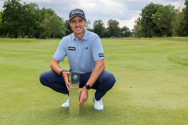 Sport Bilder des Tages Winner der 37. BMW International Open, Michael Hollick (RSA), 37. BMW International Open 2026, Golf, DP World Tour, Herren, Finale, 05.07.2026 Eichenried Bayern Deutschland *** Winner of the 37th BMW International Open, Michael Hollick (RSA), 37th BMW International Open 2026, Golf, DP World Tour, Men s, Final, July 5, 2026, Eichenried, Bavaria, Germany Copyright: xkolbert-press ChristianxKolbertx