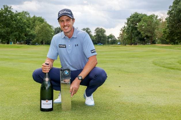Winner der 37. BMW International Open, Michael Hollick (RSA), 37. BMW International Open 2026, Golf, DP World Tour, Herren, Finale, 05.07.2026 Eichenried Bayern Deutschland *** Winner of the 37th BMW International Open, Michael Hollick (RSA), 37th BMW International Open 2026, Golf, DP World Tour, Men s, Final, July 5, 2026, Eichenried, Bavaria, Germany Copyright: xkolbert-press ChristianxKolbertx