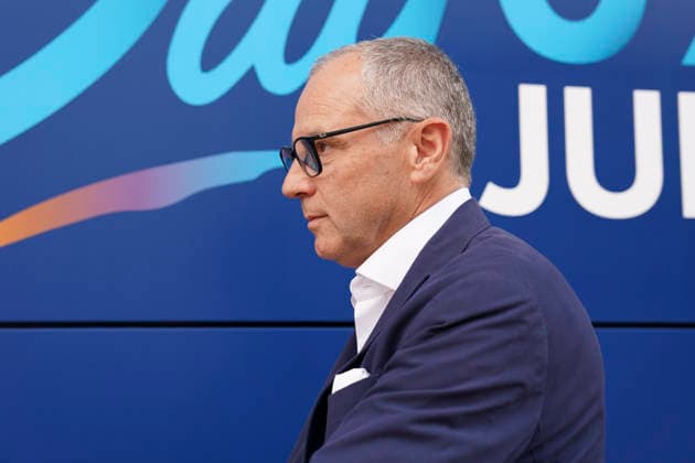 FORMULA ONE BRITISH GRAND PRIX 2026 Stefano Domenicali (CEO of Formula 1) in the paddock during the Formula 1 Pirelli British Grand Prix 2026, 9th round of the 2026 Formula 1 World Championship, WM, Weltmeisterschaft from 3rd - 5th July, 2026 at the Silverstone Circuit, Silverstone, England. Credit: Robbie Hoad Every Second Media Editorial use only. All images are copyright Every Second Media Limited. No images may be reproduced without prior permission. Copyright: xIMAGO EveryxSecondxMediax ESM-2060-0738 RobbiexHoadx xEveryxSecondxMediax